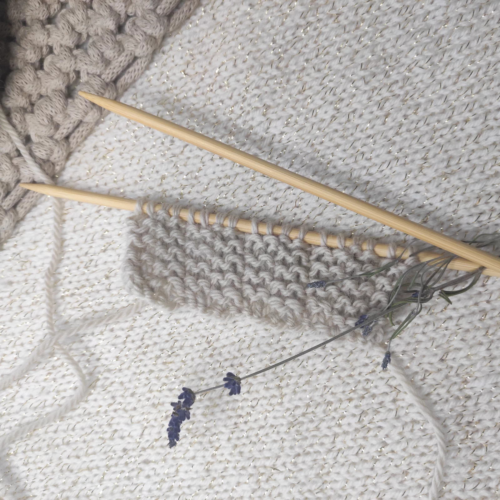 zdjęcie wzoru na druty ryż podwójny SwetryMagdy