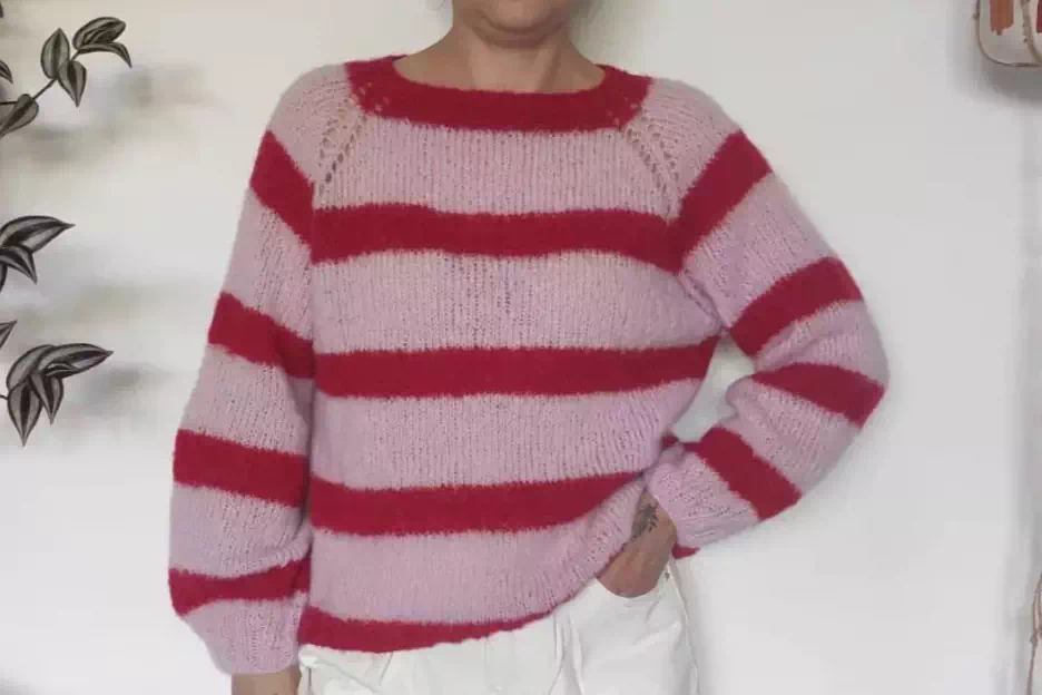 sweter moherowy oversize