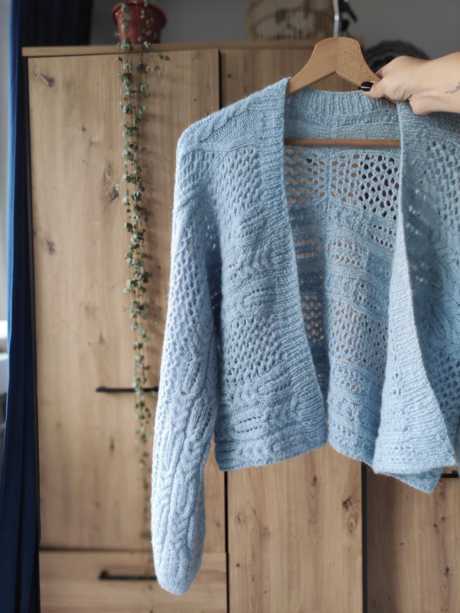 Kardigan VELVET - wzór na druty - obrazek 5