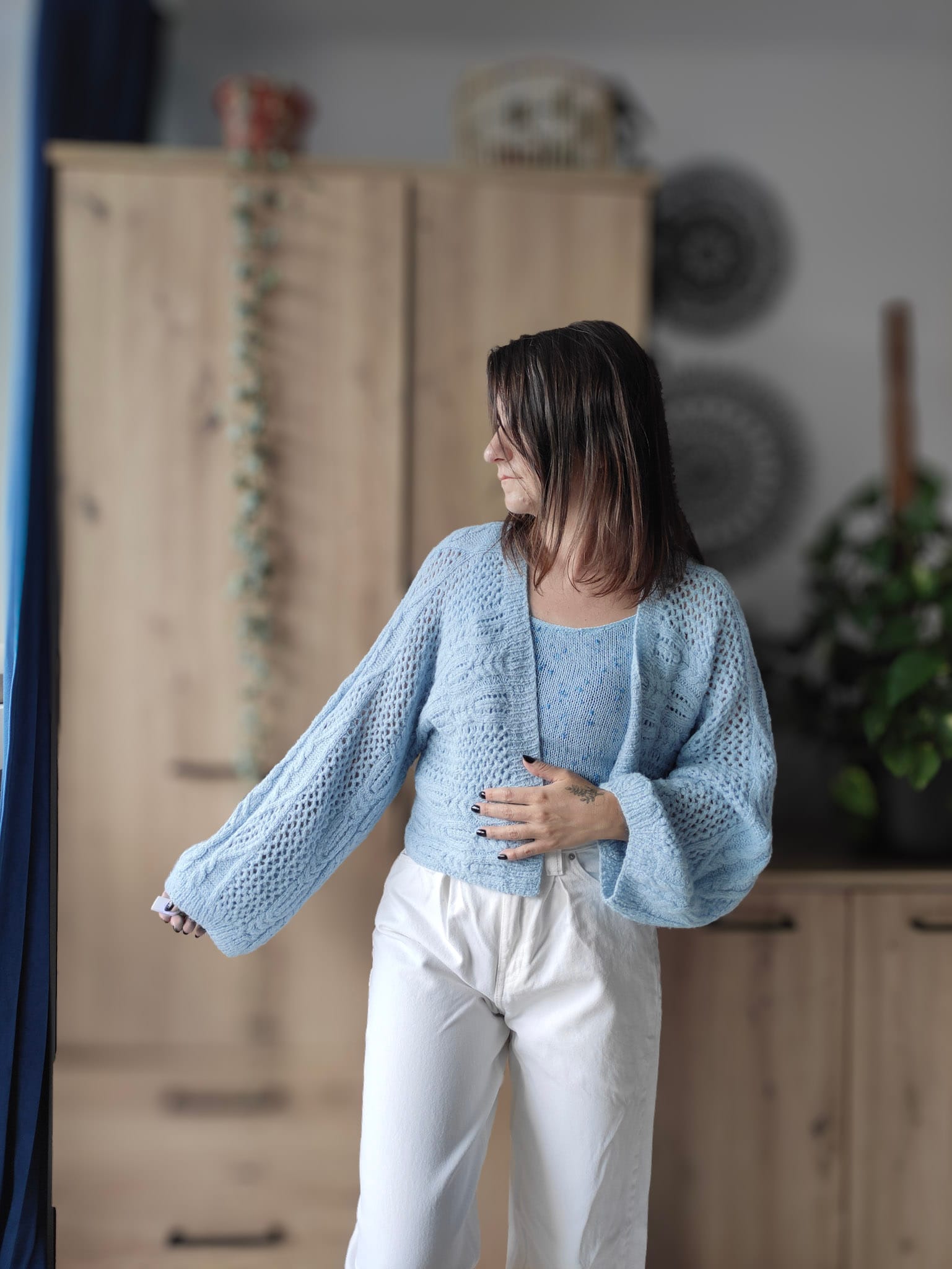 Kardigan VELVET - wzór na druty - obrazek 2